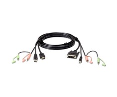 Aten 1,8 m USB HDMI į