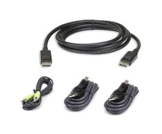 Aten Kabeliai ATEN 2L-7D03UDPX4 Rinkinys Saugūs KVM Kabeliai USB DisplayPort 3 m