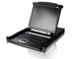 ATEN CL5708N-ATA-AG ATEN KVM 8 prievadų LCD 19 + baidarių lenta + jutiklinė plokštė USB-PS/2