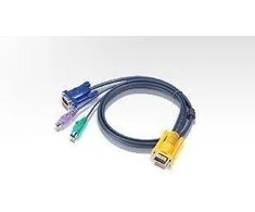 ATEN 2L-5202P ATEN KVM kabelis HD15-SVGA PS/2 PS/2 - 2m