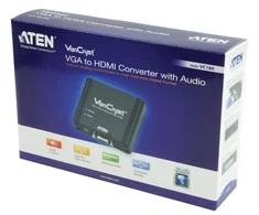 ATEN VC180-A7-G ATEN konverteris VGA/HDM konvertuoja analoginį signalą į skaitmeninį HDMI su garsu