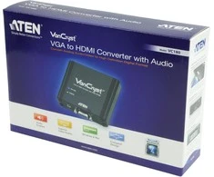 ATEN VC180-A7-G ATEN konverteris VGA/HDM konvertuoja analoginį signalą į skaitmeninį HDMI su garsu