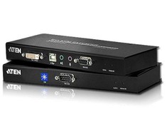 ATEN CE600-A7-G ATEN CE600 DVI ir USB pagrįstas KVM plėtiklis su RS-232 serijiniu 60 m