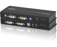 ATEN CE604-AT-G ATEN CE604 DVI dvigubo vaizdo KVM plėstuvas
