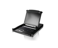 ATEN CL5708N-ATA-AG ATEN KVM 8 prievadų LCD 19 + baidarių lenta + jutiklinė plokštė USB-PS/2