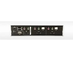 ATEN CS1792-AT-G ATEN CS1792 2 prievadų HDMI USB 2.0 KVMP jungiklis, 2x HDMI kabeliai, 2 prievadų šakotuvas, HD garsas