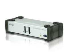 Aten CS1912 2 prievadų USB 3.0 DisplayPort KVMP™ jungiklis (Kabeliai pridedami) | Aten | 2 prievadų USB 3.0 DisplayPort KVMP jungiklis (pridedami kabeliai) | CS1912