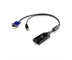 Aten USB VGA Virtual Media KVM Adapteris | Aten | Adapteriai | USB VGA virtualios laikmenos KVM adapteris | 1 x RJ-45 Moteris, 1 x A tipo USB vyris 1 x HDB-15 Vyras