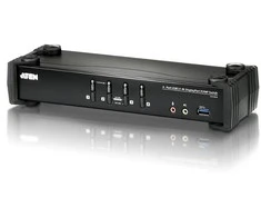 ATEN CS1924-AT-G ATEN CS1924 4 prievadų USB 3.0 4K DisplayPort KVMP jungiklis