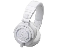 Audio-Technica ATH-M50X profesionalios monitorinės ausinės, Baltos spalvos