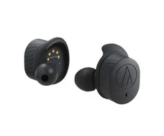 Belaidės TWS ausinės sportui Audio-Technica ATH-SPORT7TWB, Juodos spalvos