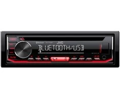 Automagnetola JVC Nešiojamas stereo automobilis KENWOOD KD-T702BT (Bluetooth, CD + USB + AUX)