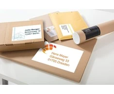 Lipnios etiketės Avery Zweckform, A4, 105x70mm, 8 etiketės lape, su rėmeliu, 100 lapų, baltos spalvos