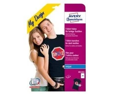 Avery Zweckform Lyginama folija spalvotiems audiniams A4 8 lapai perkėlimo folijos + 8 lakštai silikoninio popieriaus