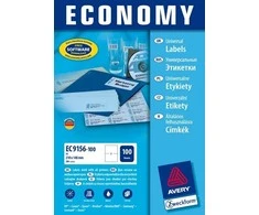 Lipnios etiketės Avery Europe, A4, 210x297mm, 1 etiketė lape, 100 lapų, baltos spalvos
