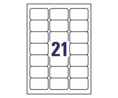 Avery Zweckform ETIKETĖ ZF J8160-25ARK ADRESAS balta - J8160-25