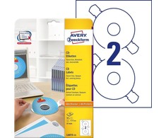 Avery Zweckform Žymės ant CD 117mm 25 lakštų (L6015- 25)