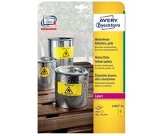 Avery Zweckform Heavy Duty 99,1 x 42,3 mm geltona