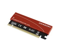 AXAGON PCEM2-S PCI-E 3.0 16x - M.2 SSD NVMe, iki 80mm SSD, žemo profilio, aušintuvas