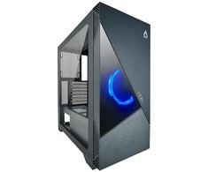 Žaidimų kompiuterio korpusas AZZA Eclipse 440, su 1xARGB Fan, side window made of tempered glass, Without PSU (bottom), CSAZ-440