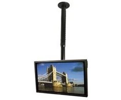 B-Tech teleskopinis universalus plokščio ekrano lubinis laikiklis su pakreipimo funkcija (VESA 600 x 400) – nuo 0,6 m iki 1 m, Ø 50 mm stulpas, 50 kg, 99,1 cm (39"), 165,1 cm (65"), 600 x 400 mm, 625–950 mm, -15–15°