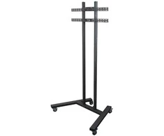 Laikiklis „Tech“ didelis universalus plokščiaekranis vežimėlis / stovas ant grindų (VESA 800 x 600) – 1,8 m Ø50 mm stulpai