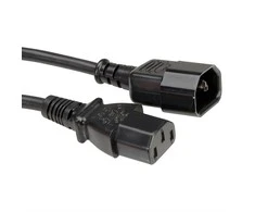 Bachmann šalto prietaiso prailginimas C14/C13, 1 m, juodas
