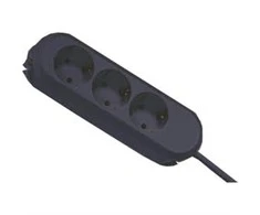 Bachmann lizdų juosta SMART 3 krypčių, juoda 3,0 m, be jungiklio