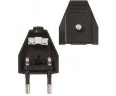 Bachmann Flat euro kištukas 2.5A/250VAC, montavimas, juoda