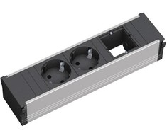 Bachmann maitinimo juostos 2 lizdai, sidabriniai (912.003)