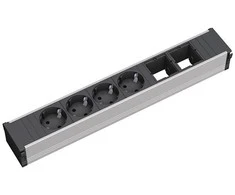 Bachmann maitinimo juosta 4 lizdai 3,7 m sidabro (912.007)