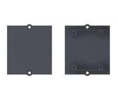 Bachmann 917.010 socket safety cover Juodas 1 pc(s)