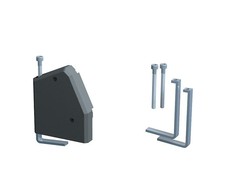 Bachmann Laikik BACHMANN DESK tvirtinimo bėgelis stalviršiams nuo 50 iki 80 mm storio