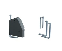 Bachmann Laikik BACHMANN DESK tvirtinimo bėgelis stalviršiams nuo 50 iki 80 mm storio