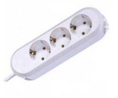 Bachmann lizdų juosta SMART 3 krypčių, balta 3,0 m, be jungiklio