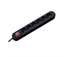 Bachmann lizdų juosta SMART 6 krypčių, juoda 5,0 m, su jungikliu