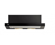 Gartraukis Cooker hood telescopic Beko CTB 6250 B (420 m3/h, 600mm, juodos spalvos)