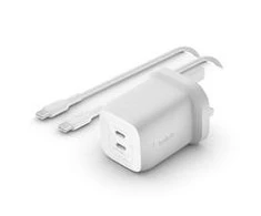 Nešiojamo Kompiuterio Įkroviklis - Belkin WCH013VF2MWH-B6 Baltas AC Greito Įkrovimo.