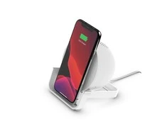 Belkin belaidžio įkrovimo stovas + garsiakalbis BOOST CHARGE Baltas