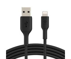 Belkin Lightning Cable 3m, PVC, juodas, MFI sertifikatas.