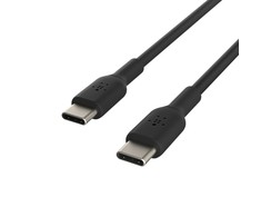 Belkin USB-C/USB-C kabelis 1m PVC, juodas CAB003bt1MBK