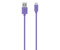 Belkin Range 2m Micro USB kabelis išmaniesiems telefonams ir planšetiniams kompiuteriams - Violetinė