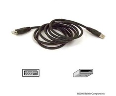 Kabelis USB Belkin USB-A - 1.8 m Juodas (F3U134B06)