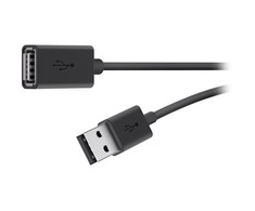 Kabelis USB Belkin prailginimo kabelis USB2.0 A-A 3m-F3U153bt3M