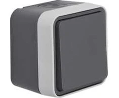 Wexe Hager Polo 50453525 W.1 Berker Hermetinis mygtukas pilkas IP55 50453525