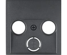 Hager 12031606, Antracito, Plastikas, Termoplastikas, Bet koks prekės ženklas, Matinis, 10 vnt.