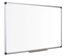 Emaliuota baltoji magnetinė lenta BI-OFFICE MAYA 180x90, aliuminio rėmas