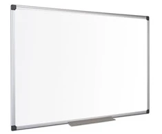 Emaliuota baltoji magnetinė lenta BI-OFFICE MAYA 90x60, aliuminio rėmas