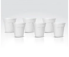 Kavos Puodelių Rinkinys - Bialetti Bicchierini 6x 60 Ml Balti
