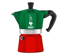 Bialetti Moka Express Italia 3TZ (150 ml) raudona-žalia